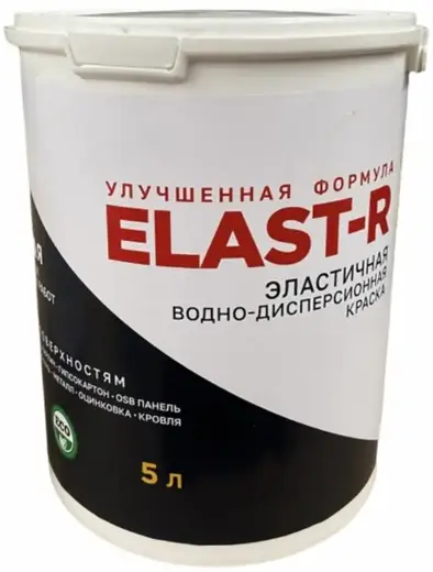 Поли-Р Elast-R эластичная водно-дисперсионная краска (5 л) белая