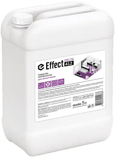 Effect Delta 412 средство нейтральное для мытья пола (5 л)