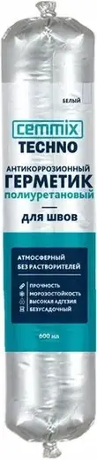 Cemmix Techno антикоррозионный герметик полиуретановый для швов (600 мл) белый