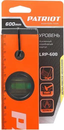 Патриот LRP-600 уровень магнитный упрочненный (600 мм)