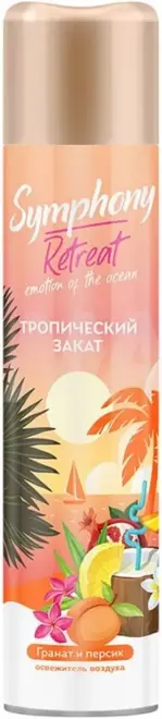 Symphony Тропический Закат Гранат и Персик освежитель воздуха (300 мл)