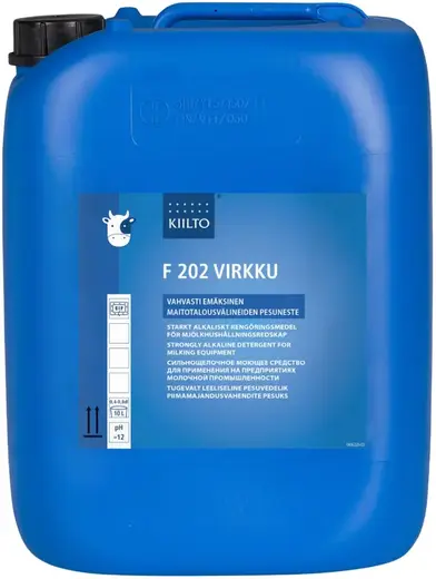 Kiilto Virkku F 205 щелочное моющее средство для молочных хозяйств (10 л)