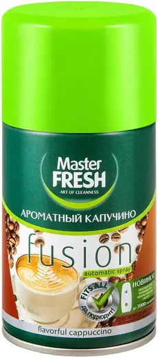Master Fresh Fusion Ароматный Капучино сменный баллон для автоматического спрея (250 мл)
