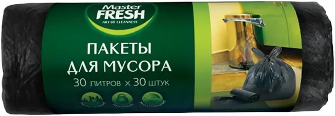 Master Fresh пакеты для мусора (30 пакетовв) 30 л