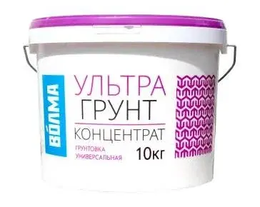 Волма Ультрагрунт грунтовка универсальная концентрат (10 кг) желтая