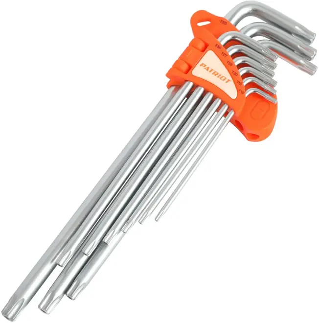 Патриот Torx SKТ-9EL набор шестигранников (10-50 мм)