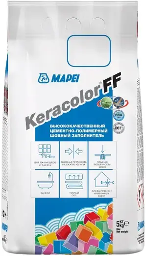 Mapei Keracolor FF затирка швов (5 кг) №103 белая луна