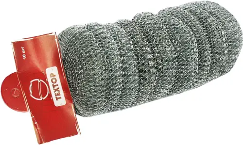 Textop мочалка металлическая (10 мочалок)