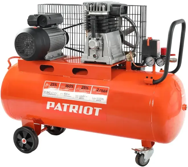 Патриот PTR 100-440I компрессор поршневой масляный (2200 Вт бар10 бар) №525301965