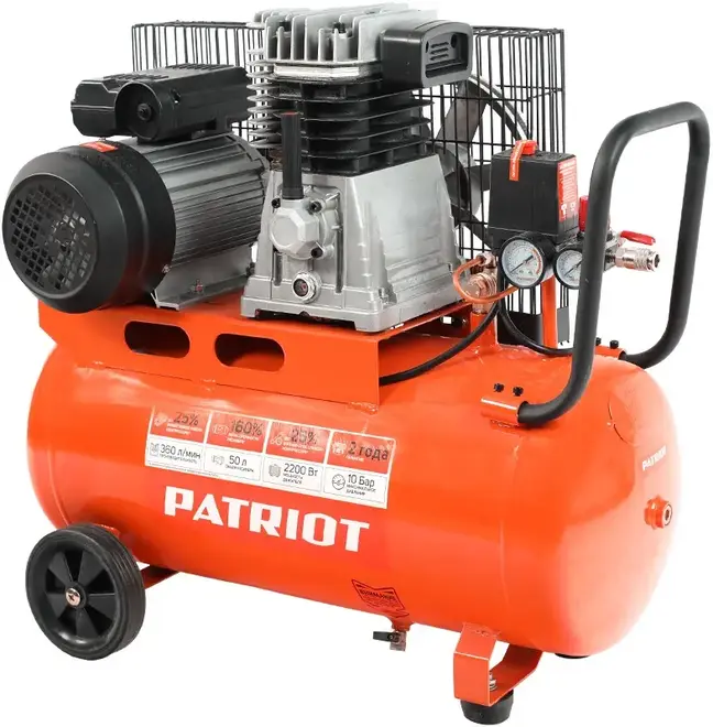 Патриот PTR 50-360I компрессор поршневой масляный (2200 Вт бар10 бар) №525301960