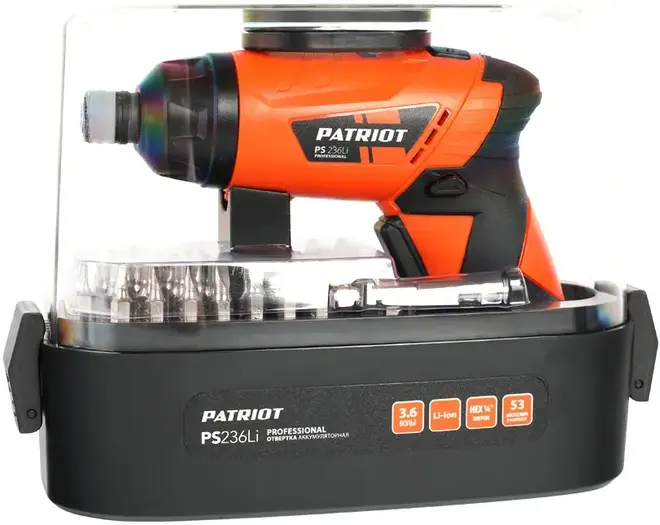 Патриот PS 236 отвертка аккумуляторная (3.6 В)