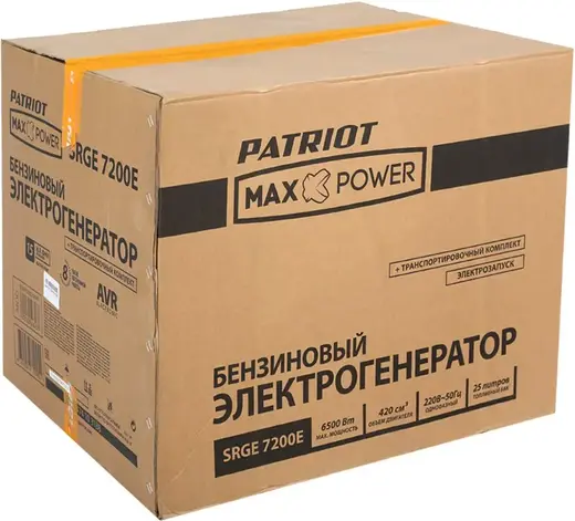 Патриот Max Power SRGE 7200E бензиновый генератор