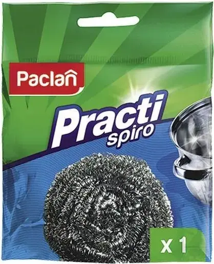 Paclan Practi Spiro мочалка металлическая (1 мочалка)