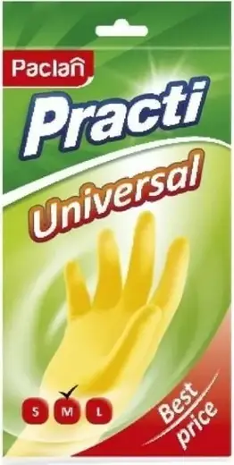 Paclan Practi Universal перчатки резиновые (7-7.5/М)