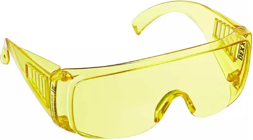 Dexx очки защитные открытые (открытый тип) желтые