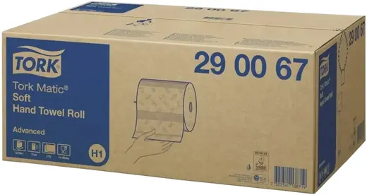 Tork Matic Advanced H1 полотенца бумажные в рулонах (150 м) белые 2 слоя