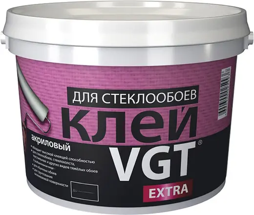 ВГТ Extra клей акриловый для стеклообоев (10 кг)