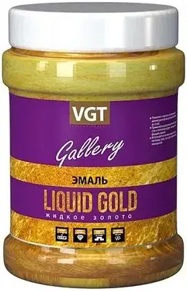 ВГТ Gallery Liquid Gold эмаль (1 кг) жидкое белое золото