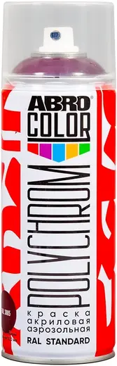 Abro Color Polychrome краска акриловая аэрозольная (400 мл) винно-красная