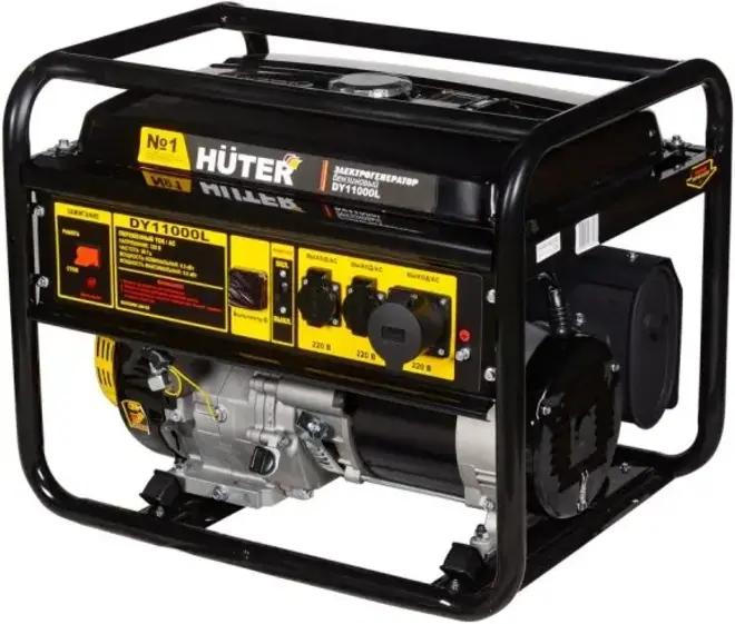 Huter DY11000L бензиновый генератор (9000 Вт)