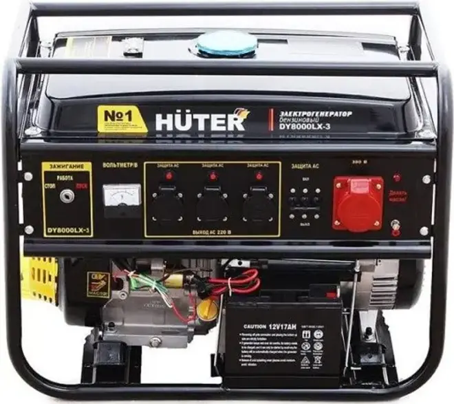 Huter DY8000LX-3 бензиновый генератор (6500 Вт)