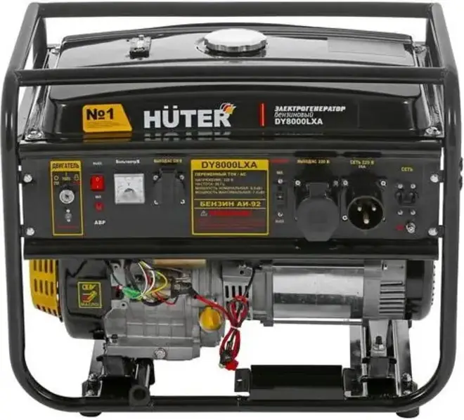 Huter DY8000LXA бензиновый генератор (6500 Вт)