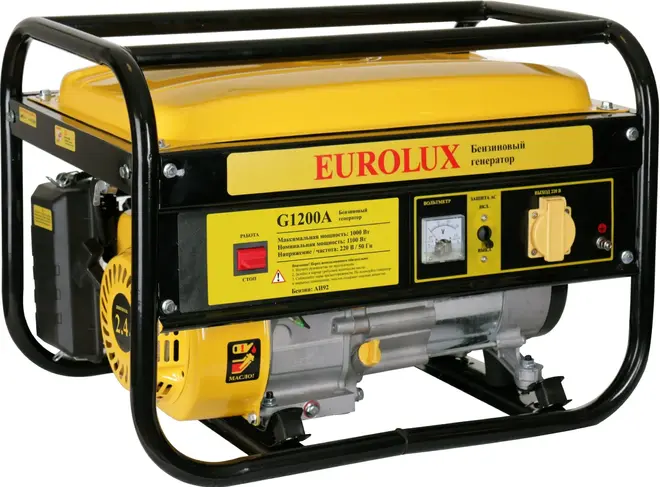 Eurolux G1200A бензиновый генератор (1000 Вт)