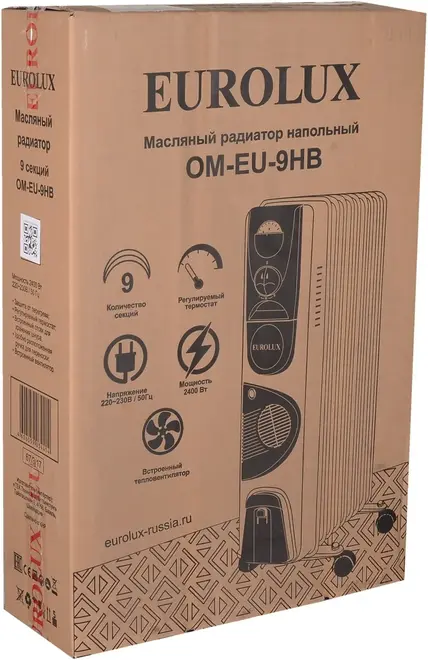 Eurolux ОМ-EU радиатор масляный (2/2.4 кВт)