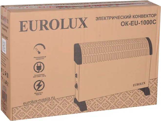Eurolux OK-EU конвектор электрический 1000C (0.5/1 кВт)