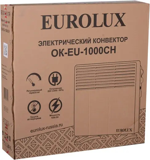 Eurolux OK-EU конвектор электрический 1000CH (1 кВт)