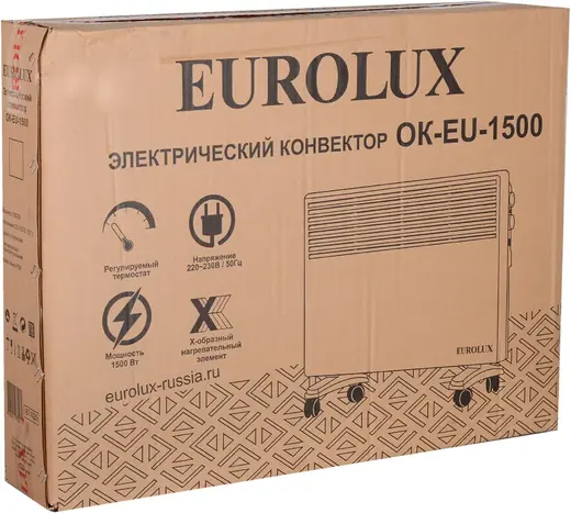 Eurolux OK-EU конвектор электрический 1500 (0.75/1.5 кВт)