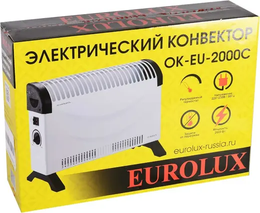 Eurolux OK-EU конвектор электрический 2000С (1/2 кВт)