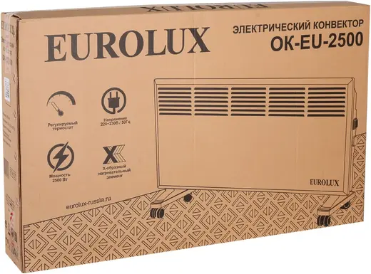 Eurolux OK-EU конвектор электрический 2500 (1.25/2.5 кВт)