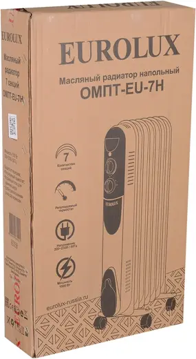 Eurolux ОМПТ-EU радиатор масляный 7Н 7 секций