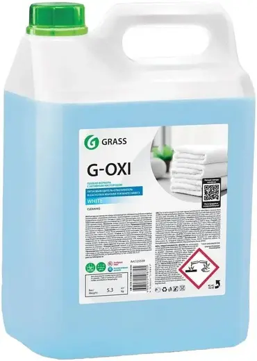 Grass G-Oxi Gel White пятновыводитель-отбеливатель для белых вещей (5 л)