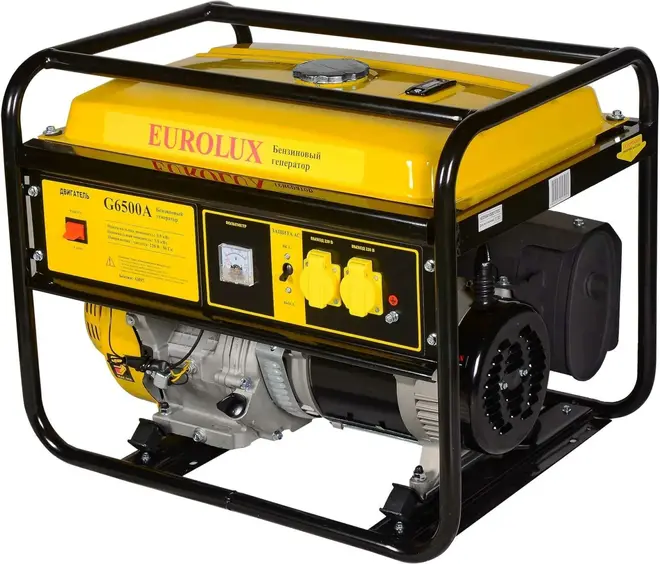 Eurolux G6500A бензиновый генератор (5000/5500 Вт)
