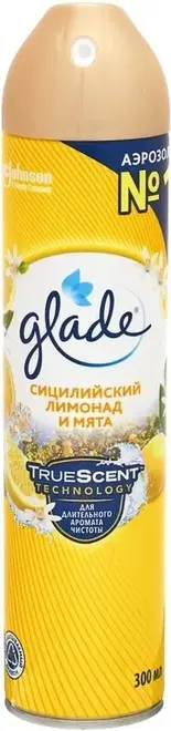 Glade Сицилийский Лимонад и Мята освежитель воздуха аэрозоль (300 мл)