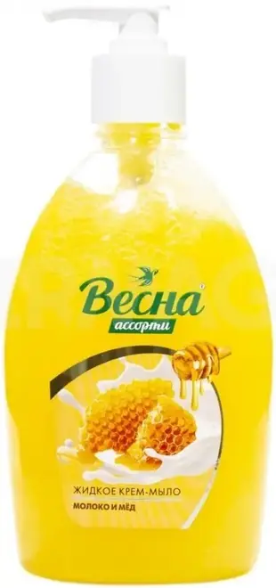 Весна Ассорти Молоко и Мед крем-мыло жидкое (500 г)