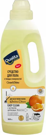 Qualita Optima Clean & Shine Winter Citrus средство для пола и твердых поверхностей (1 л)