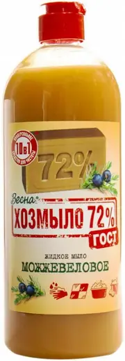 Весна Можжевеловое Хозмыло 72% мыло жидкое 10 в 1 (860 г)