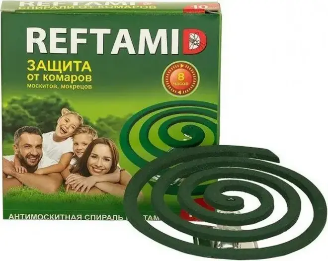 Рефтамид антимоскитная спираль (10 спиралей)