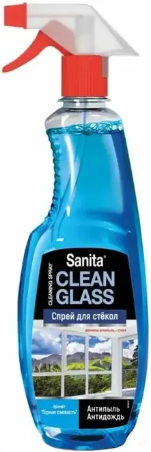 Sanita Clean Glass Горная Свежесть спрей для стекол (500 мл)