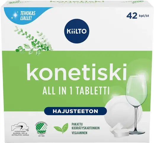 Kiilto Konetiski All in 1 Tabletti таблетки для посудомоечной машины (42 таблетки)
