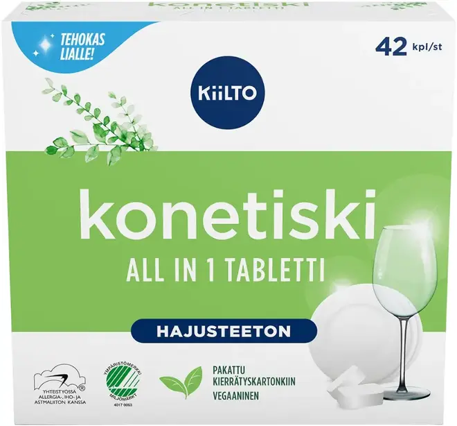 Klinin Konetiski All in 1 таблетки для посудомоечной машины (42 таблетки)