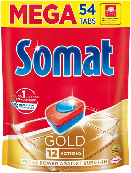 Сомат Gold таблетки для посудомоечных машин (54 таблетки)