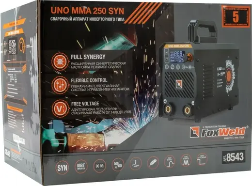 Foxweld UNO MMA 250 SYN сварочный аппарат