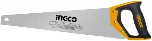 Ingco Industrial ножовка по дереву (550 мм) 7 зубьев 680 мм углеродистая сталь