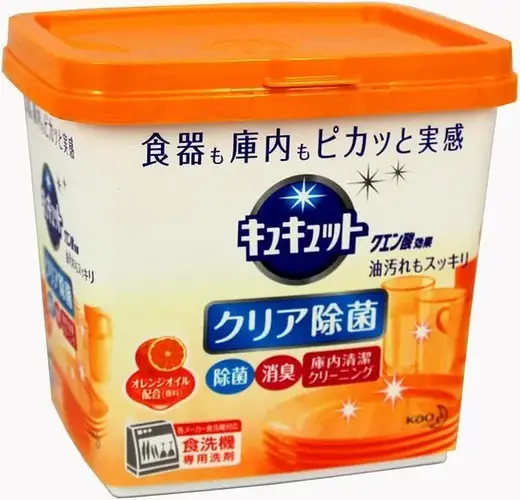 Kao Citric Acid Effect Orange Oil порошок для посудомоечных машин с ароматом апельсина (680 г)