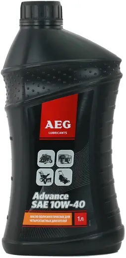AEG Lubricants Advance SAE 10W-40 масло полусинтетическое для четырехтактных двигателей (1 л)