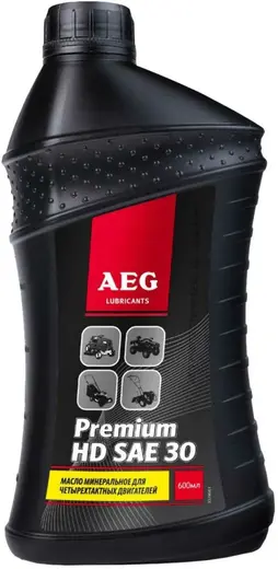 AEG Lubricants Premium HD SAE 30 масло минеральное для четырехтактных двигателей (600 мл)